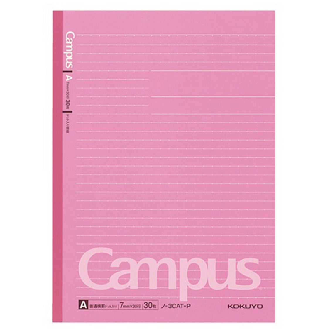 Kokuyo Campus Notebook - Semi B5 - Dotted 7 mm Rule - Pink