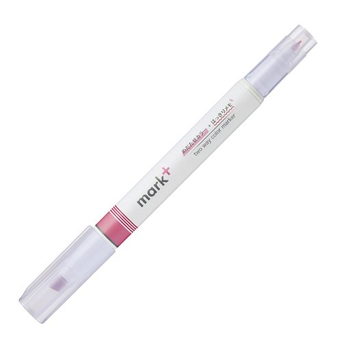 Kokuyo Mark+ Two Way Marker Pen and Highlighter - Pink