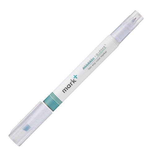 Kokuyo Mark+ Two Way Marker Pen and Highlighter - Green