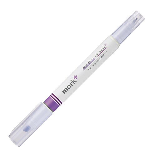 Kokuyo Mark+ Two Way Marker Pen and Highlighter - Purple