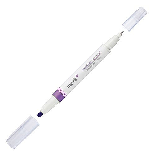 Kokuyo Mark+ Two Way Marker Pen and Highlighter - Purple