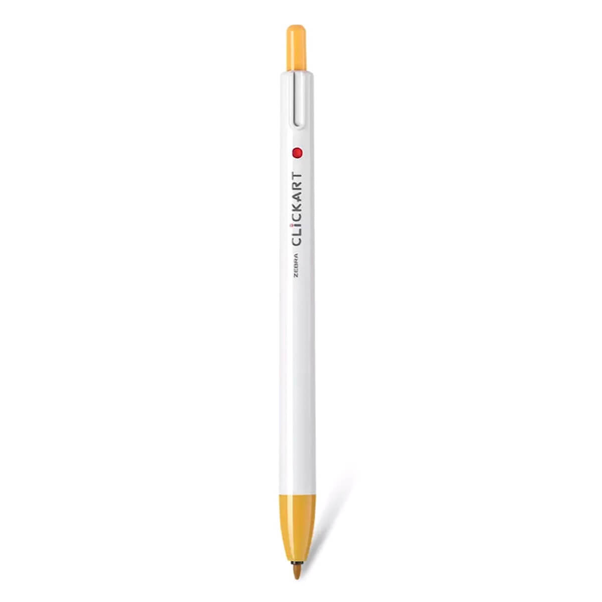 Zebra ClickArt Retractable Marker Pen - Marigold