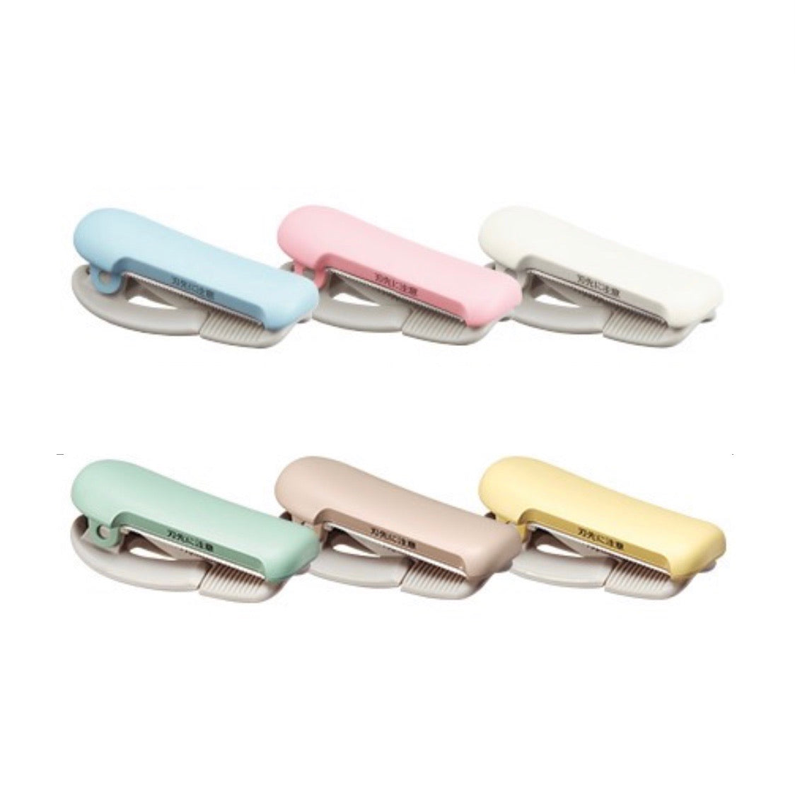 Kokuyo Karu Cut Washi Tape Cutter - Clip - 20-25 mm - Pastel Green