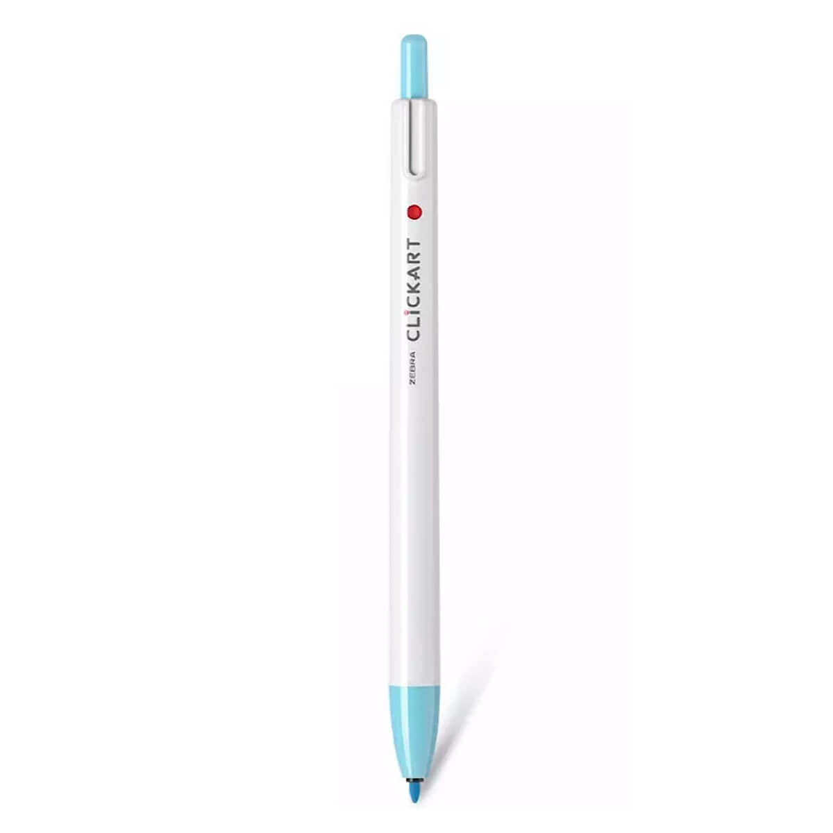 Zebra ClickArt Retractable Marker Pen - Aqua Blue