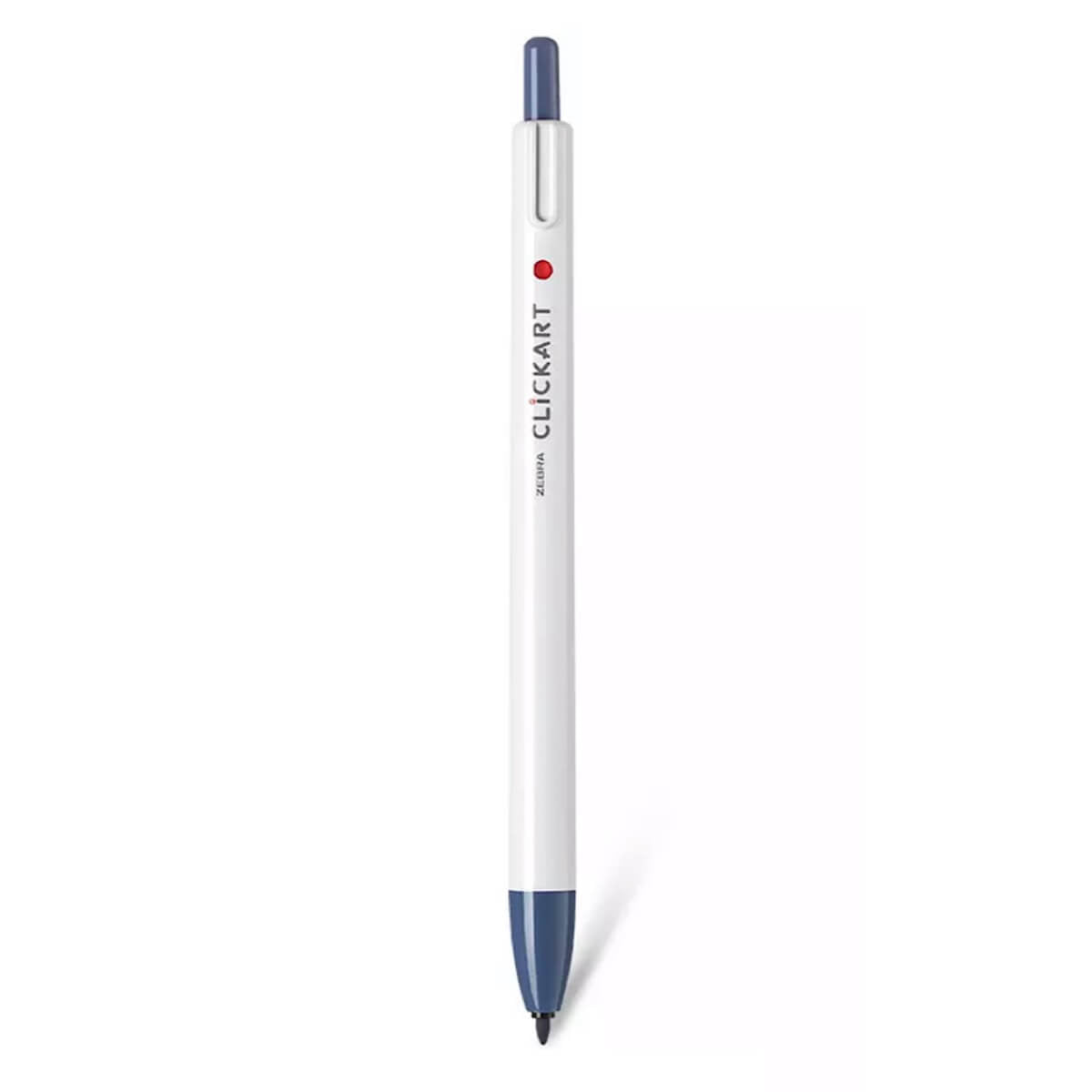 Zebra ClickArt Retractable Marker Pen - Blue Gray