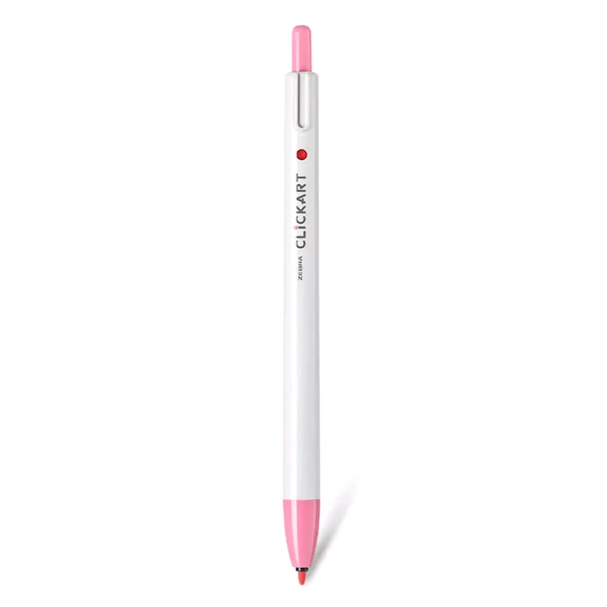 Zebra ClickArt Retractable Marker Pen - Pink