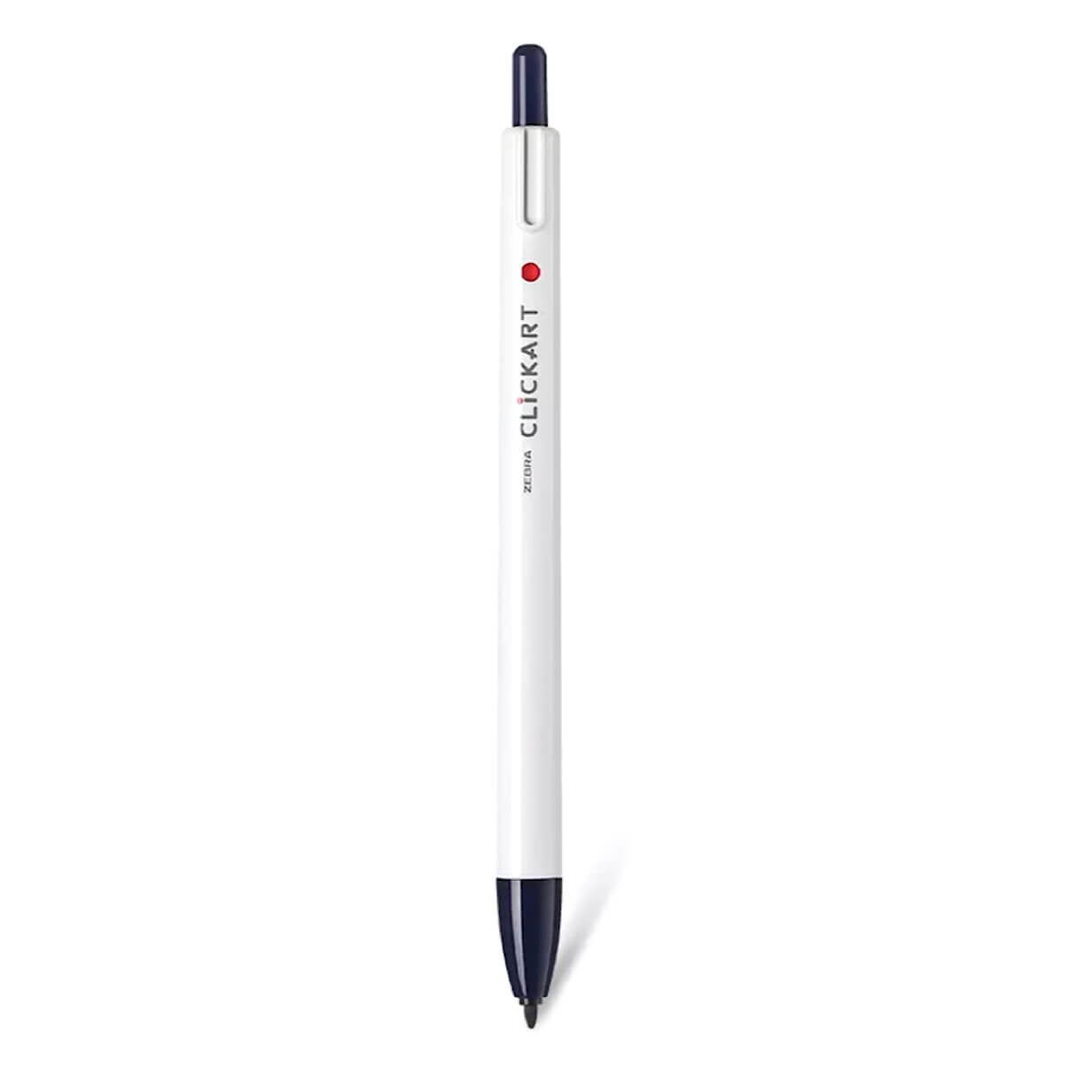 Zebra ClickArt Retractable Marker Pen - Blue Black