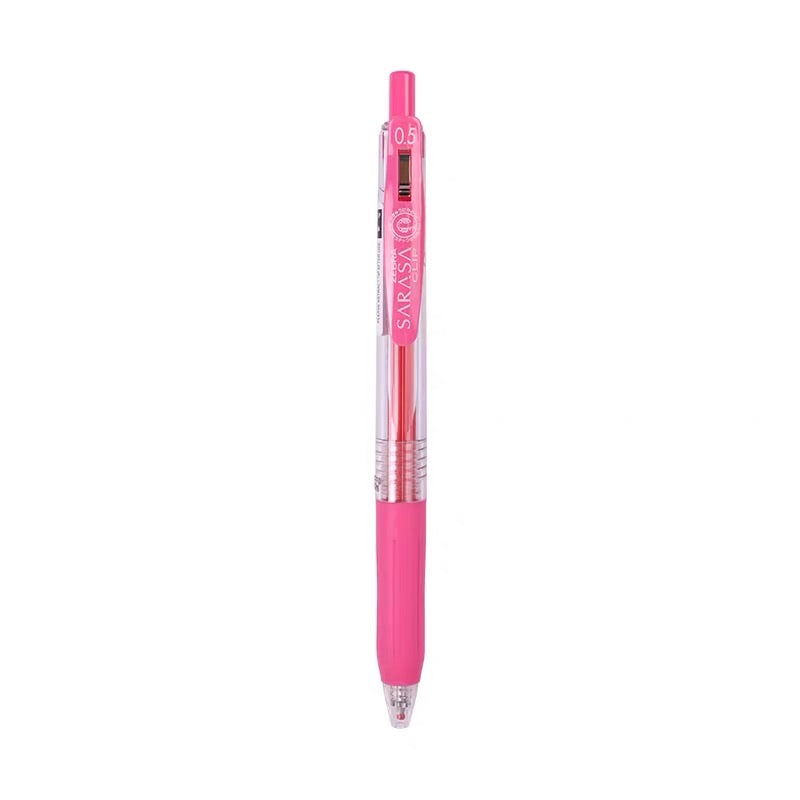 Zebra Sarasa Push Clip Gel Pen - 0.5 mm - Pink