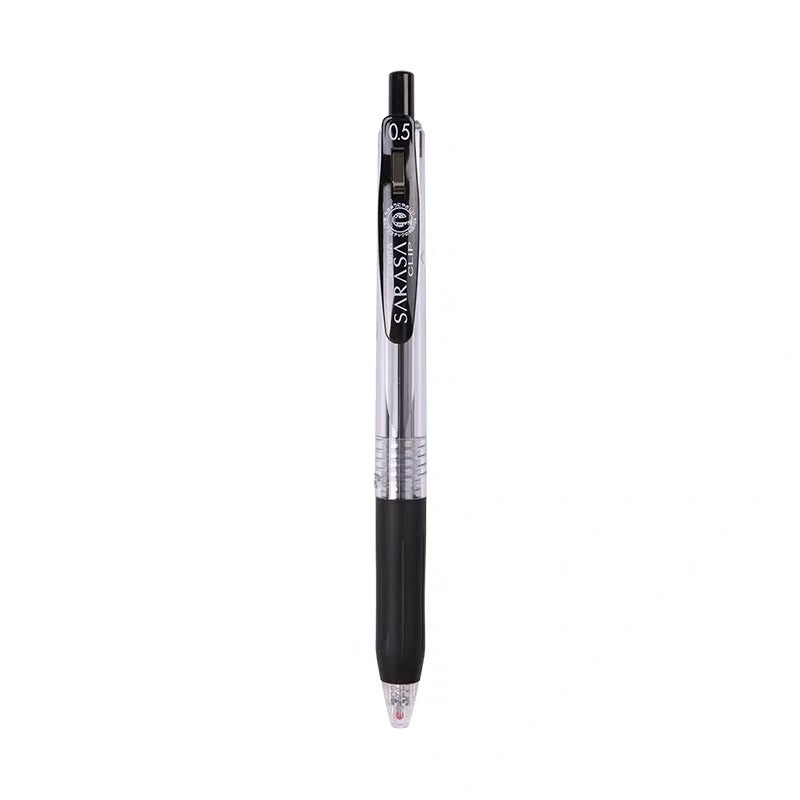 Zebra Sarasa Push Clip Gel Pen - 0.5 mm - Black