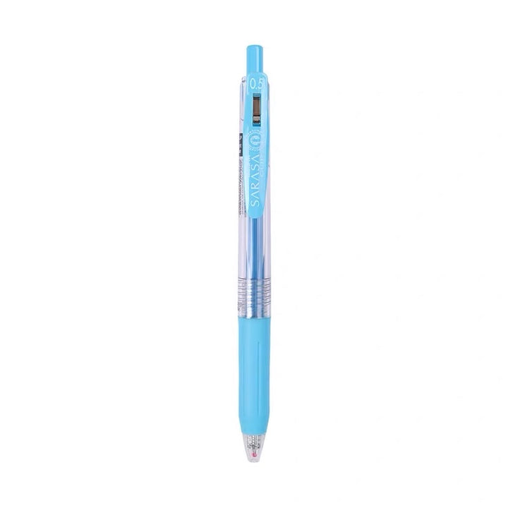 Zebra Sarasa Push Clip Gel Pen - 0.5 mm - Light Blue