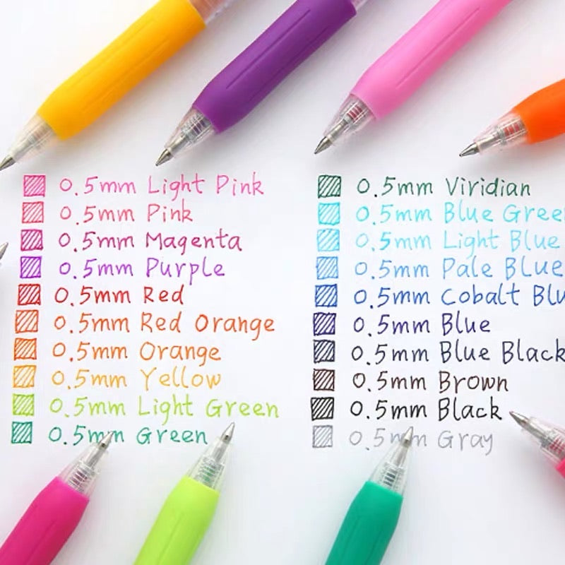 Zebra Sarasa Push Clip Gel Pen - 0.4 mm - Brown