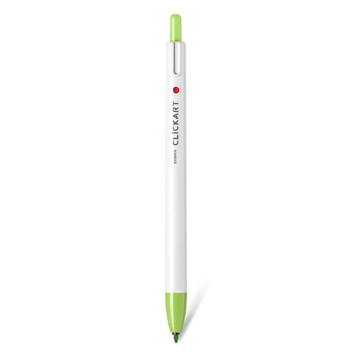 Zebra ClickArt Retractable Marker Pen - Light Green