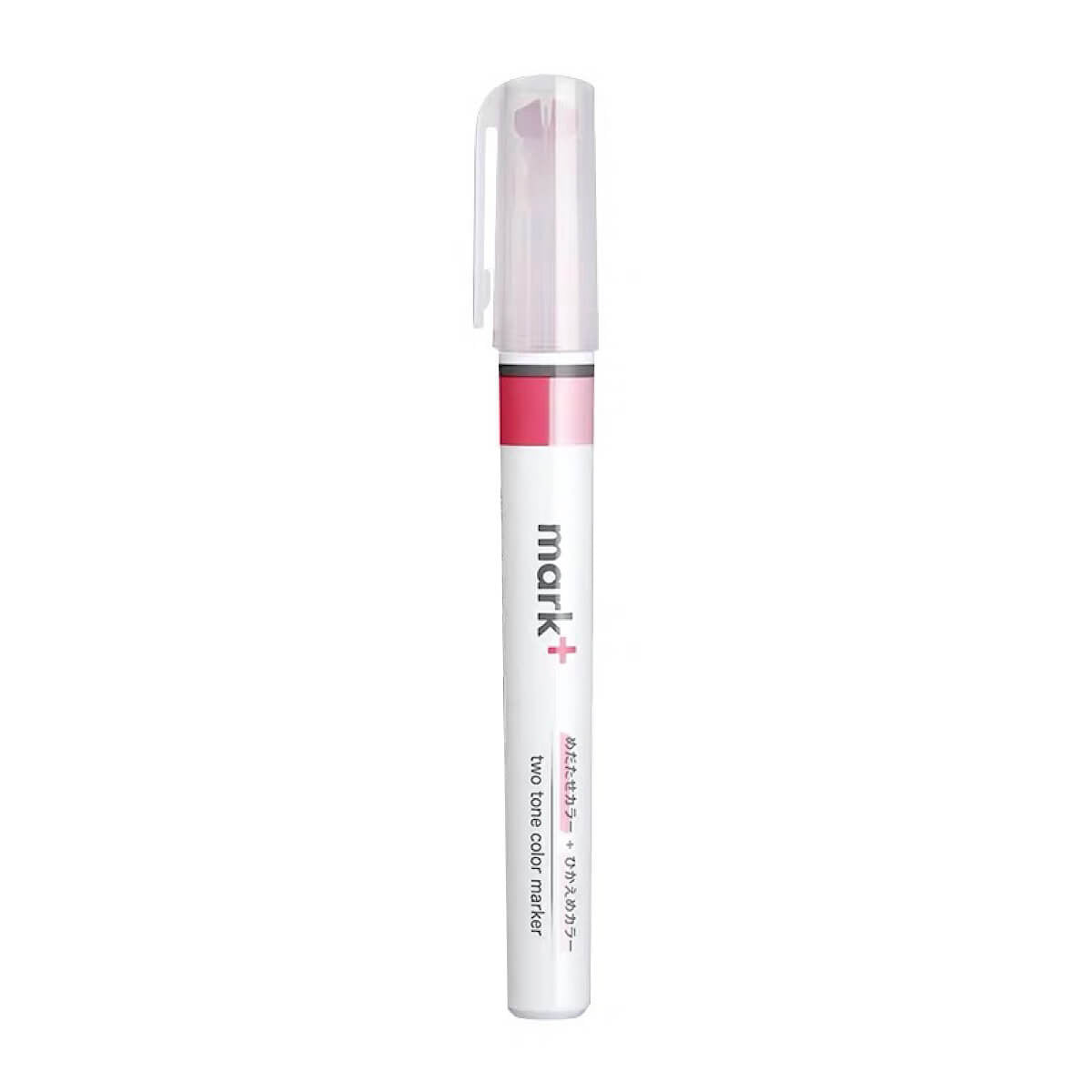 Kokuyo Mark+ Dual Tone Highlighter - Pink