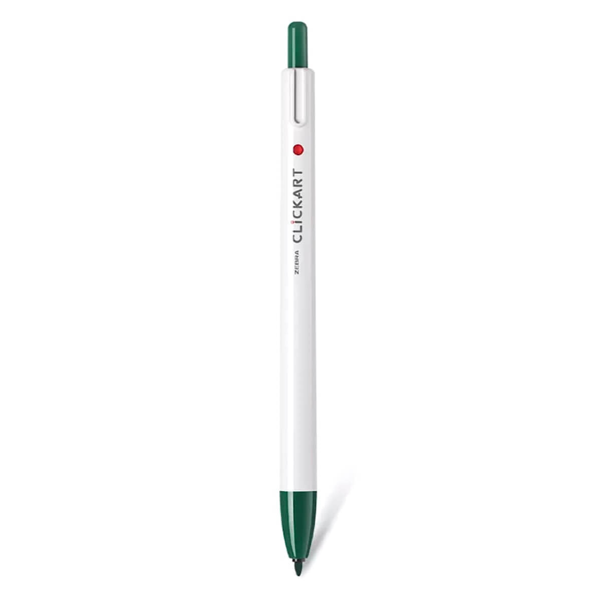 Zebra ClickArt Retractable Marker Pen - Viridian