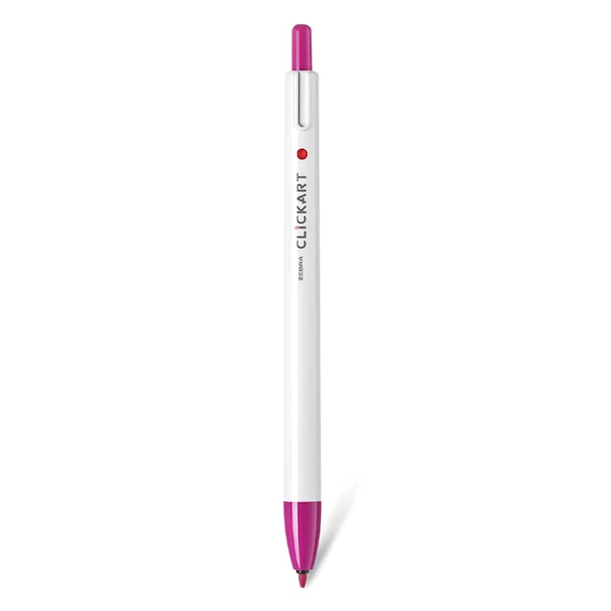 Zebra ClickArt Retractable Marker Pen - Magenta