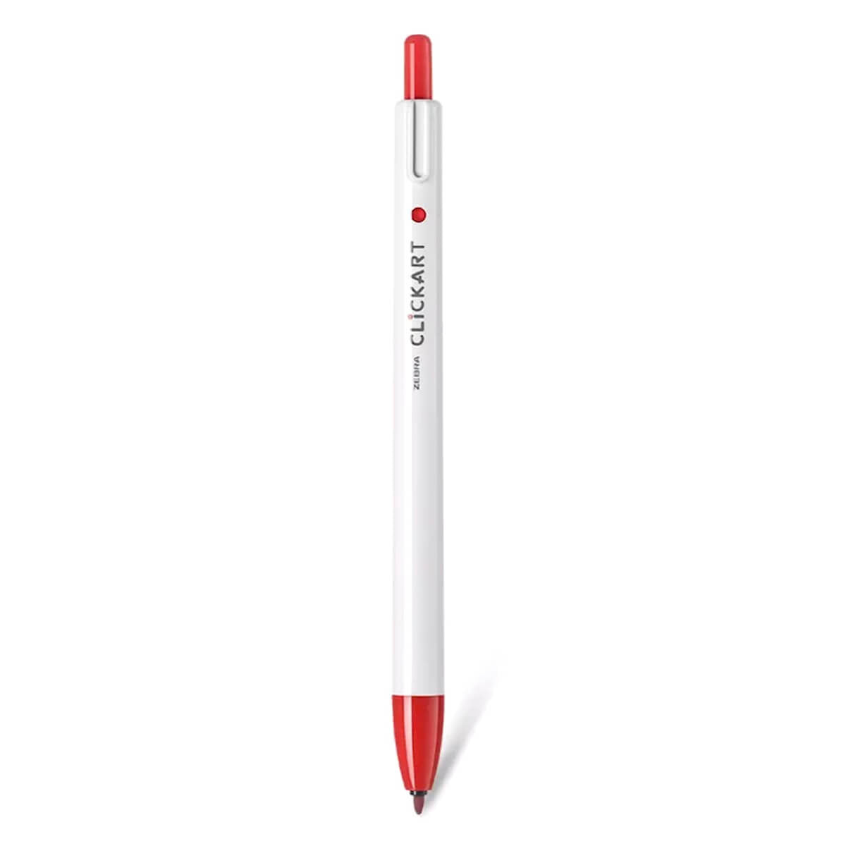 Zebra ClickArt Retractable Marker Pen - Red