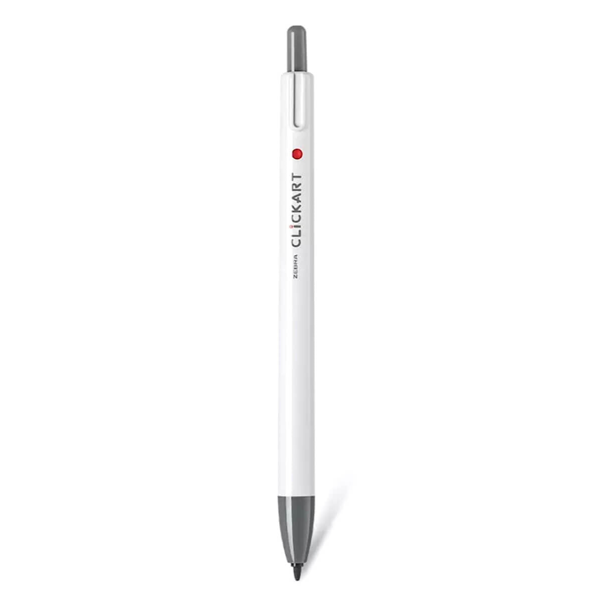 Zebra ClickArt Retractable Marker Pen - Gray