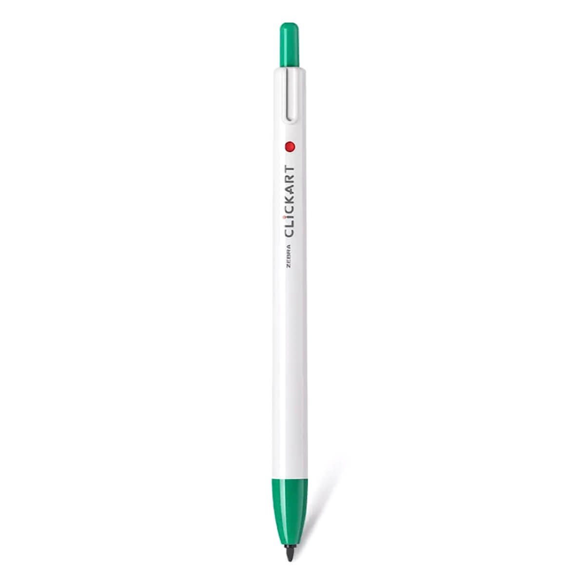 Zebra ClickArt Retractable Marker Pen - Green