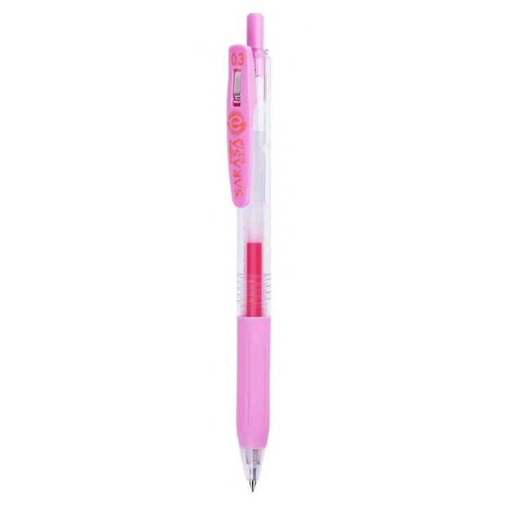 Zebra Sarasa Push Clip Gel Pen - 0.3 mm - Light Pink
