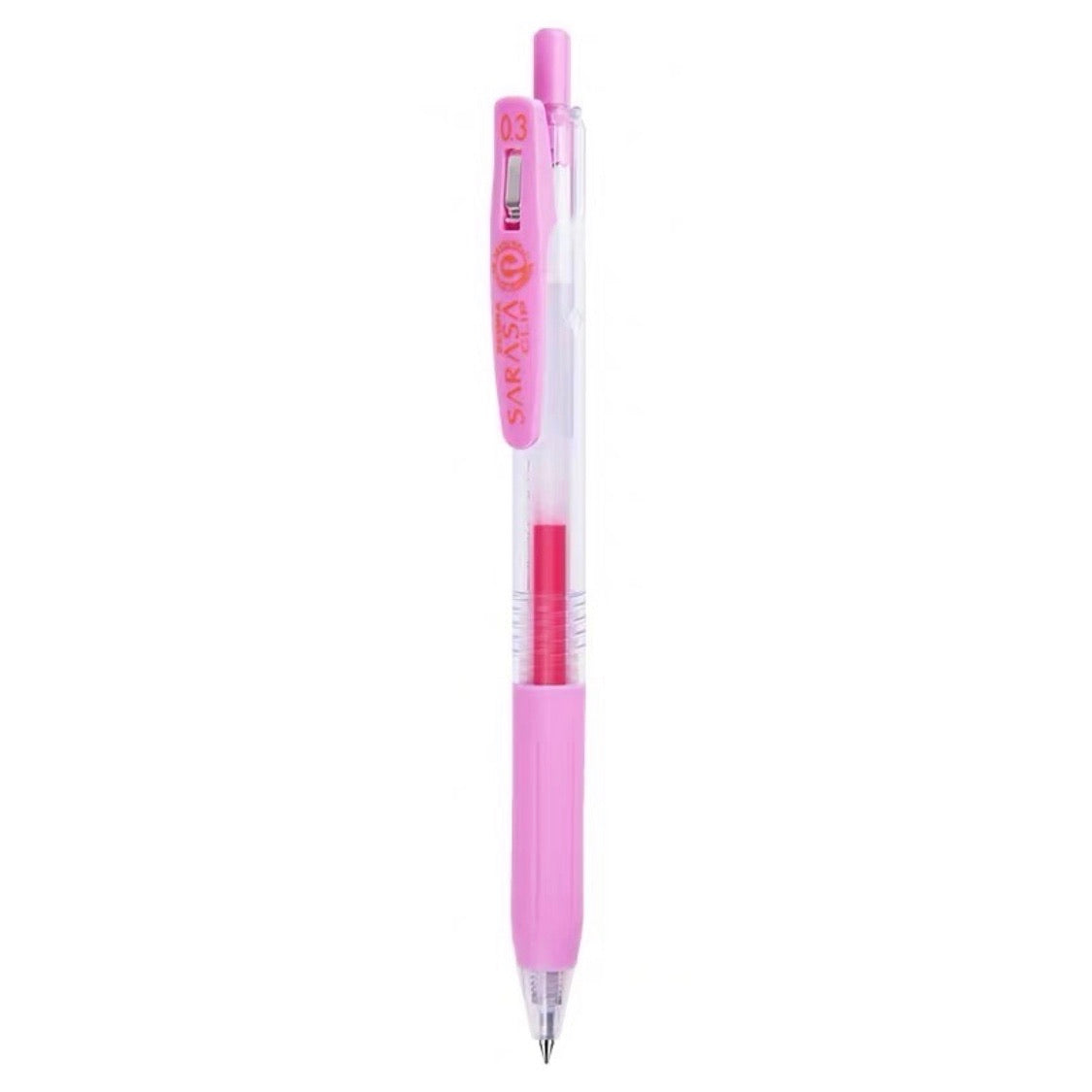 Zebra Sarasa Push Clip Gel Pen - 0.3 mm - Light Pink