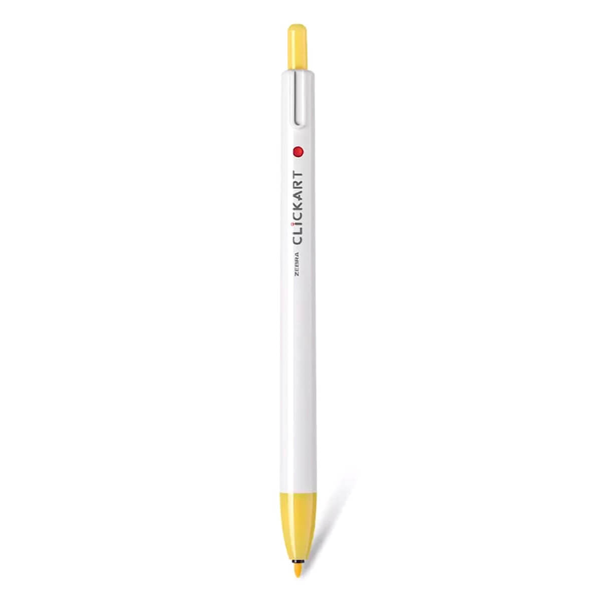 Zebra ClickArt Retractable Marker Pen - Yellow