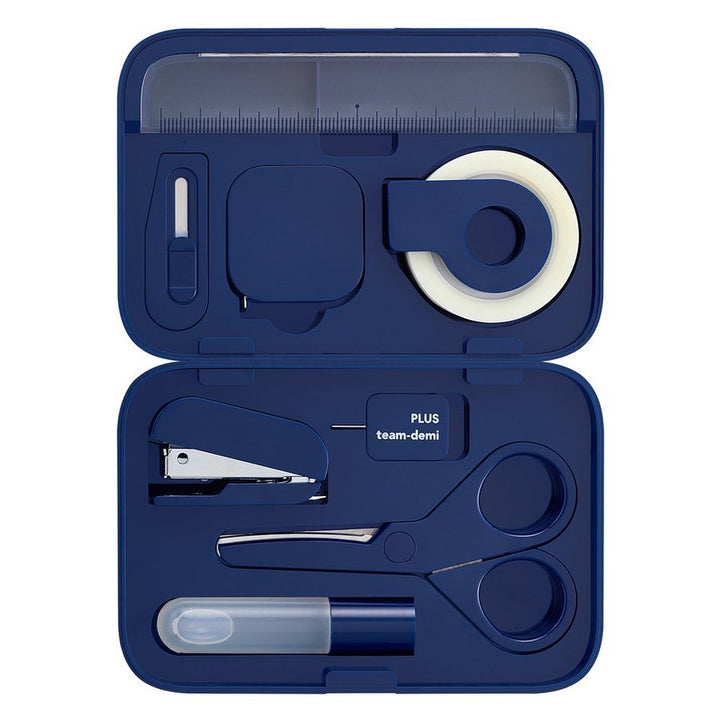 PLUS team-demi Stationery Set - Con (Blue)