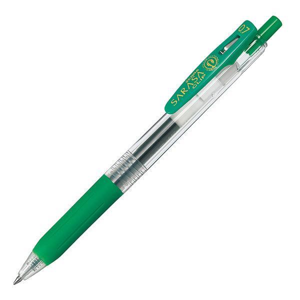 Zebra Sarasa Push Clip Gel Pen - 0.7 mm - Green