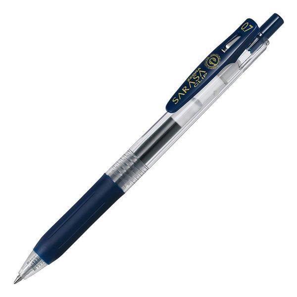 Zebra Sarasa Push Clip Gel Pen - 0.7 mm - Blue Black