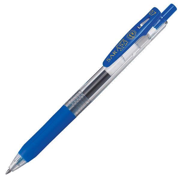 Zebra Sarasa Push Clip Gel Pen - 0.7 mm - Blue