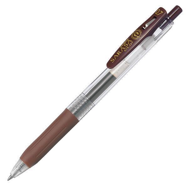 Zebra Sarasa Push Clip Gel Pen - 0.7 mm - Brown