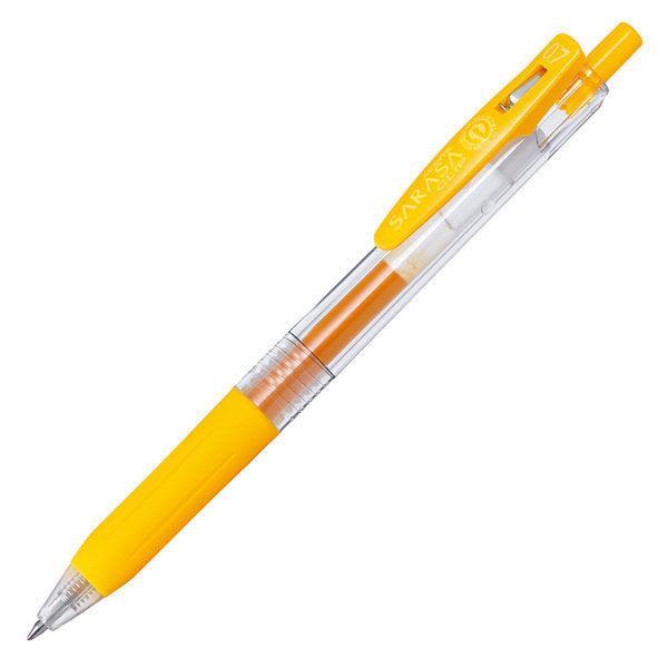 Zebra Sarasa Push Clip Gel Pen - 0.7 mm - Yellow